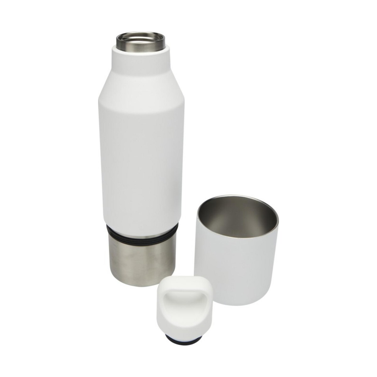 Butelki z logo – odessy butelka termiczna o pojemności 600 ml wykonana ze stali nierdzewnej z recyklingu z certyfikatem rcs i kubkiem o pojemn 10084001_e2 Odessy butelka termiczna o pojemności 600 ml wykonana ze stali nierdzewnej z recyklingu z certyfikatem RCS i kubkiem o pojemn 10084001_e2