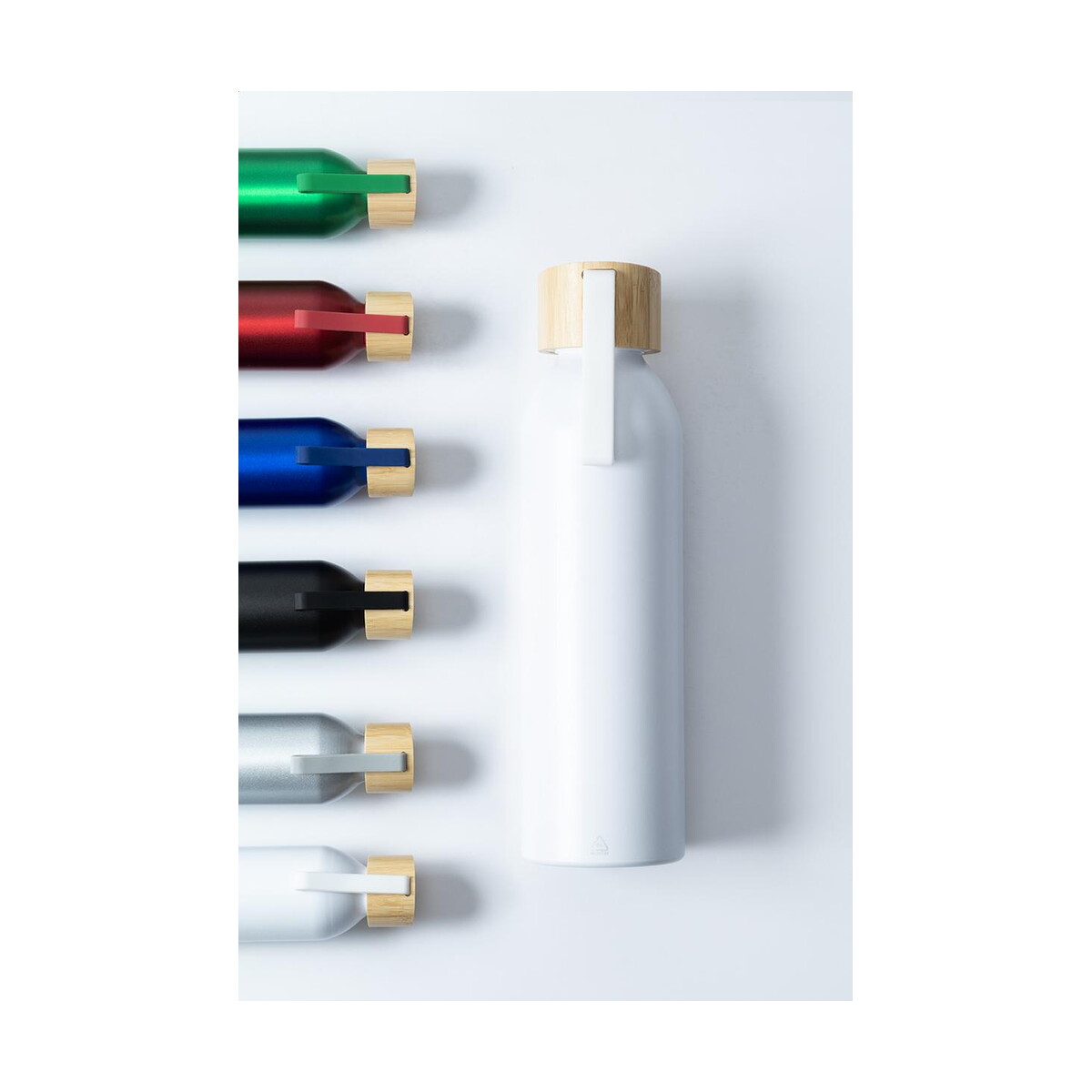 Butelki z logo – ralusip plus butelka z aluminium z recyklingu AP800560-01__DG Ralusip Plus butelka z aluminium z recyklingu AP800560-01__DG