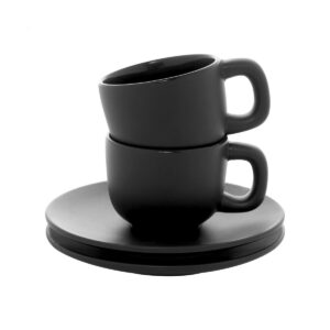 Caturra zestaw filiżanek do espresso - czarny