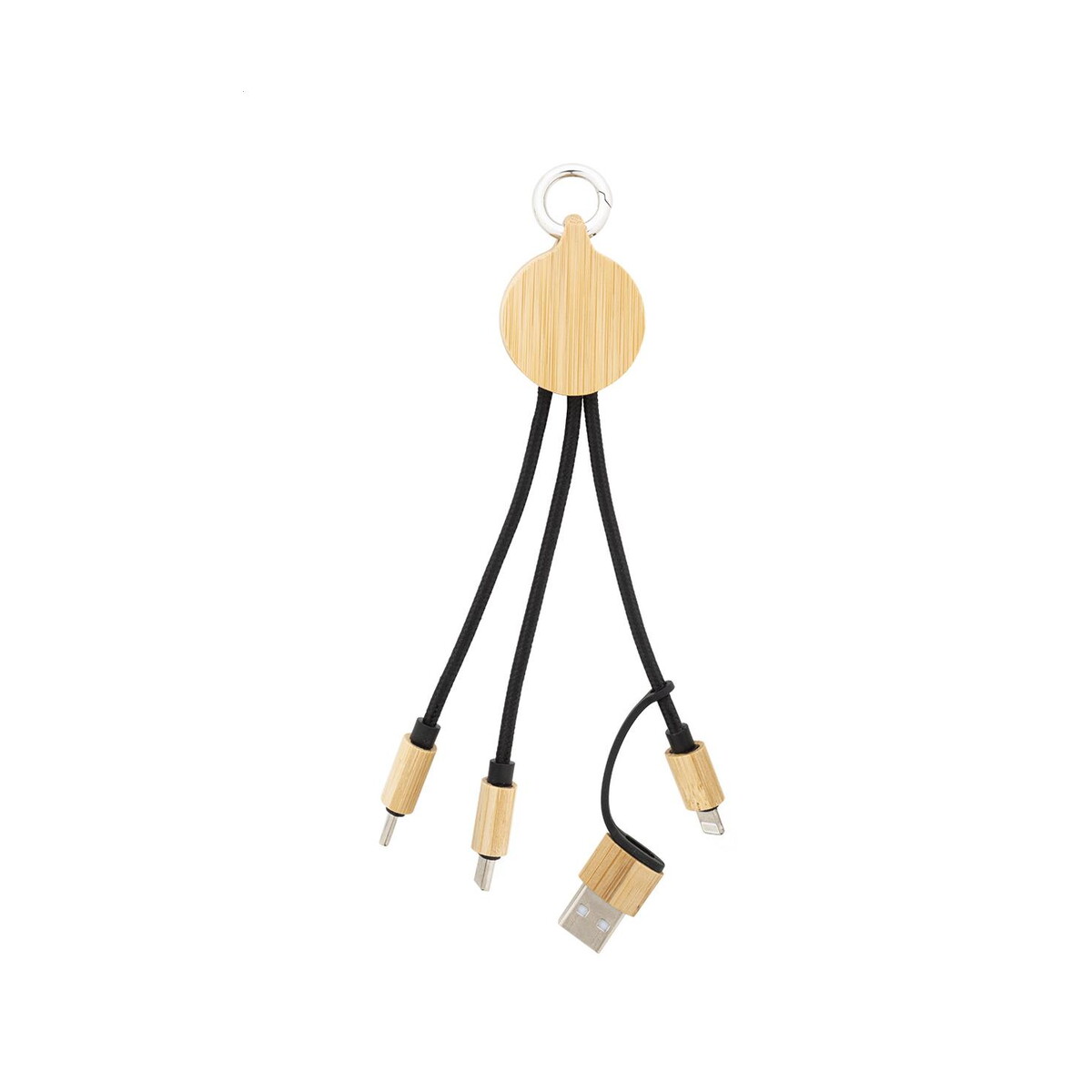 Cobbel Mini Kabel do ładowania USB – naturalny/czarny AP864068 Cobbel Mini Kabel do ładowania USB - naturalny/czarny