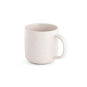 COFFEE CONSTELLATION. Ceramiczny kubek do kawy o pojemności 90 ml - Pastelowy biały