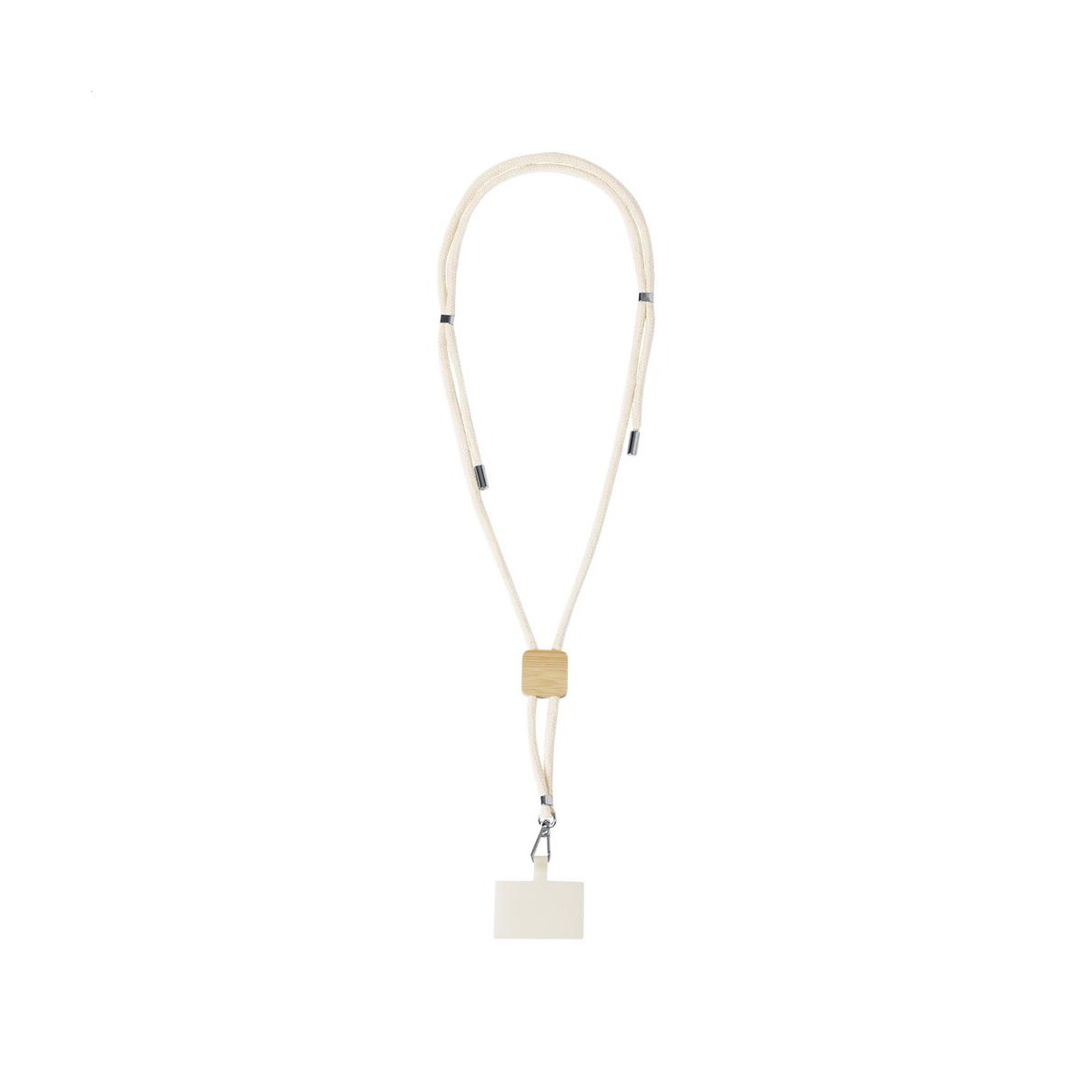 Cohol Neck smycz / etui na telefon - naturalne