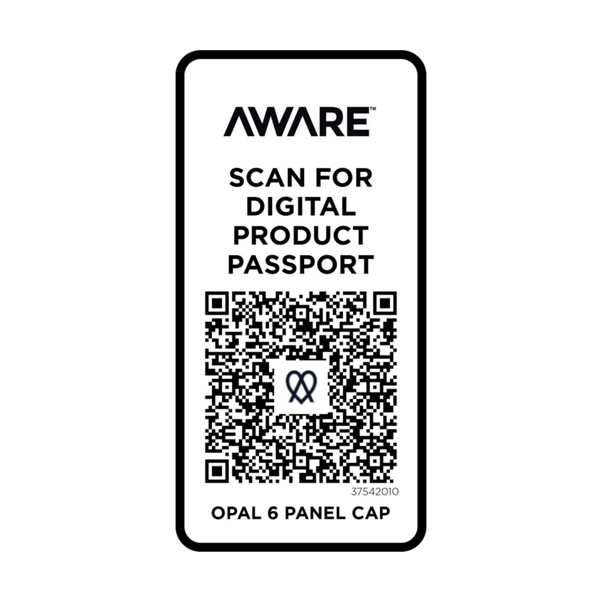 Czapki z logo – opal 6-panelowa czapka aware™ z daszkiem z recyklingu 3754201_e1 Opal 6-panelowa czapka Aware™ z daszkiem z recyklingu 3754201_e1