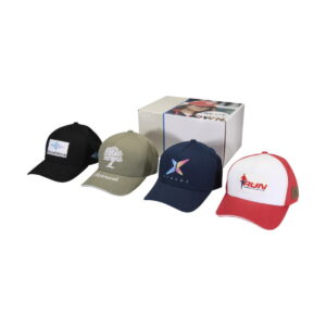 Pudełko z wzorami czapek z recyklingu 1pw01301