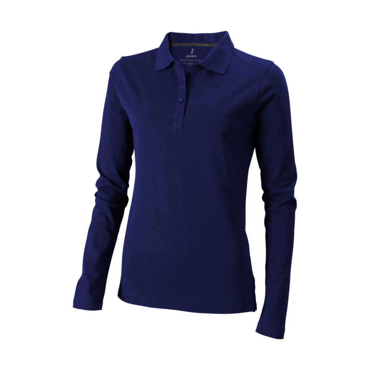 Damskie polo Oakville z długim rękawem – niebieskie 3808749 Damskie polo Oakville z długim rękawem - niebieskie