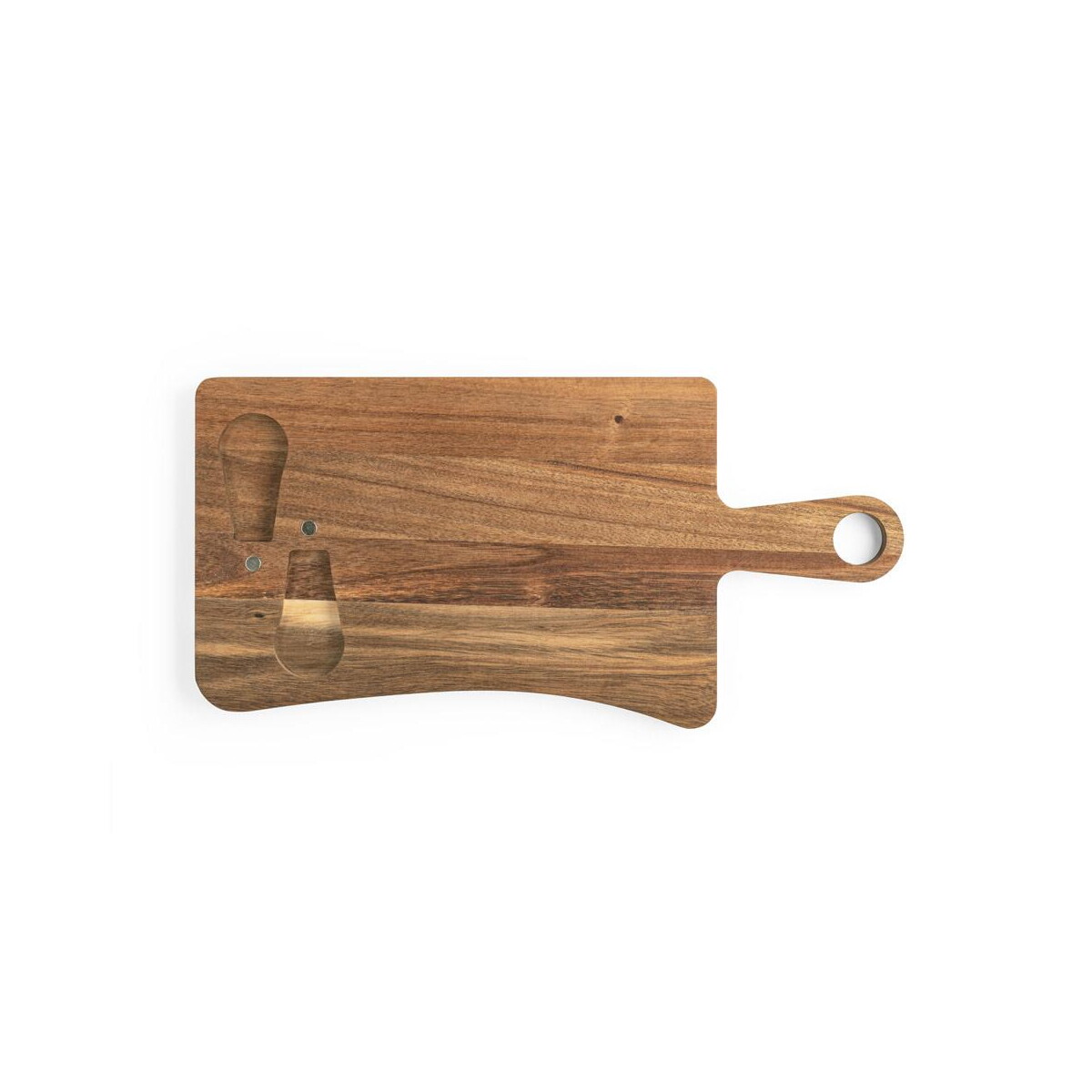 Deski do krojenia z logo – cassia. deska do serów z drewna akacjowego z uchwytem, z materiału z certyfikatem fsc™ i innych kontrolowanych materiałów 94293_170-a CASSIA. Deska do serów z drewna akacjowego z uchwytem, z materiału z certyfikatem FSC™ i innych kontrolowanych materiałów 94293_170-a