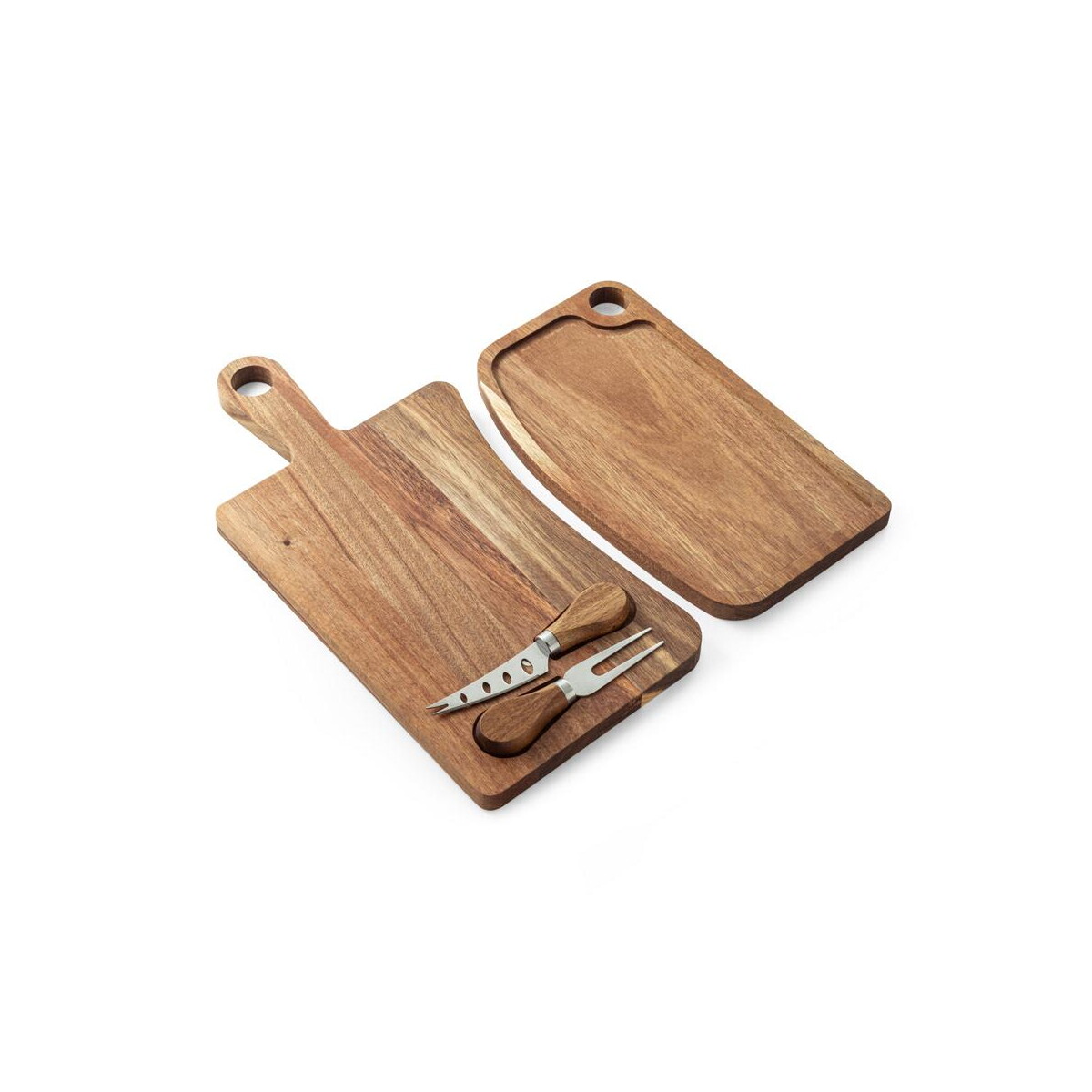 Deski do krojenia z logo – cassia. deska do serów z drewna akacjowego z uchwytem, z materiału z certyfikatem fsc™ i innych kontrolowanych materiałów 94293_170-c CASSIA. Deska do serów z drewna akacjowego z uchwytem, z materiału z certyfikatem FSC™ i innych kontrolowanych materiałów 94293_170-c
