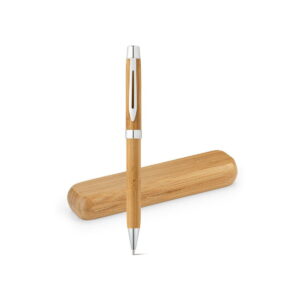 BAHIA. Bambusowy długopis z mechanizmem obrotowym 91820_set