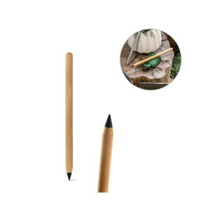 INFINITY. Długopis bezatramentowy w kolorze bambusowym z końcówką ze grafitem 91773_set