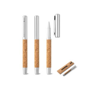 ANDREW. Rolka z korpusem ze stali nierdzewnej (90% rSS) i korkiem z klipsem 91783_set