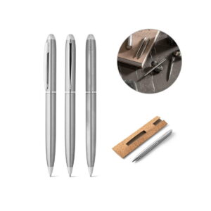 CHRIS. Długopis z korpusem ze stali nierdzewnej (53% rSS) i klipem 91780_set