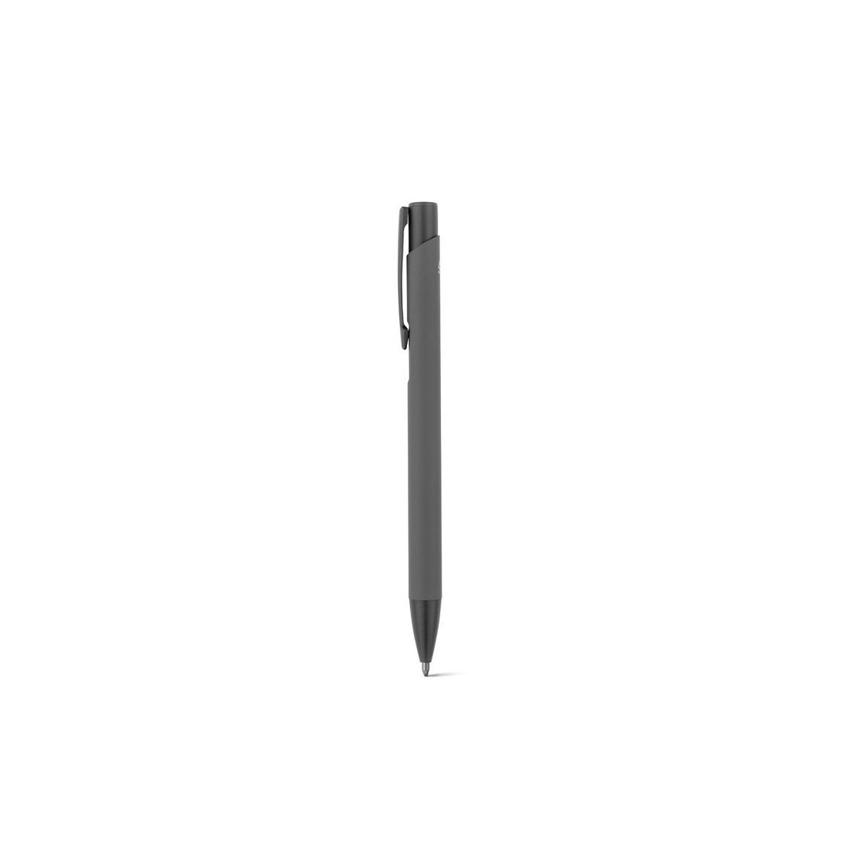 Długopisy metalowe z logo – clint. pióro kulkowe z recyklingowanego aluminium (100% ral) z gumowym wykończeniem 91944_113 CLINT. Pióro kulkowe z recyklingowanego aluminium (100% rAL) z gumowym wykończeniem 91944_113