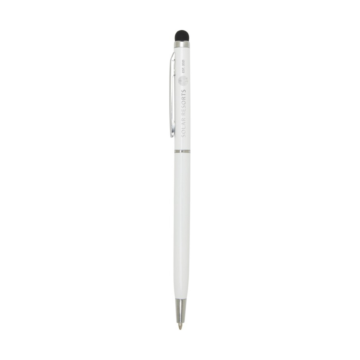Długopisy metalowe z logo – ore aluminium ballpoint pen with stylus (blue ink) 10625601_s1_eg_y1 Ore aluminium ballpoint pen with stylus (blue ink) 10625601_s1_eg_y1