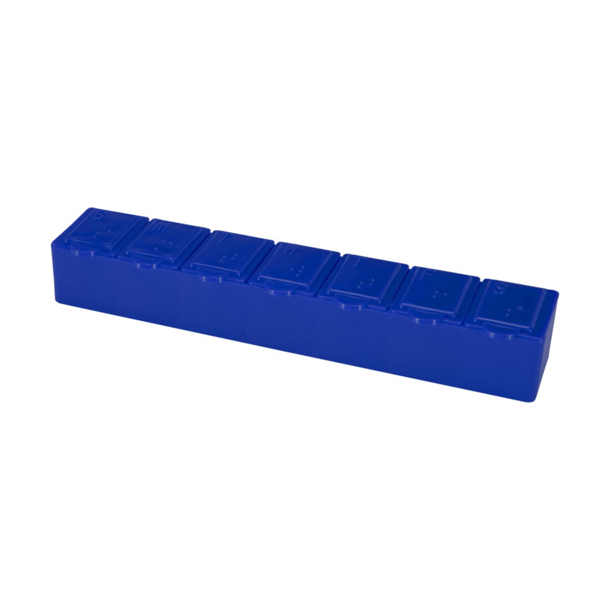 Dose 7-dniowy organizer na witaminy – niebieski 12637352 Dose 7-dniowy organizer na witaminy - niebieski