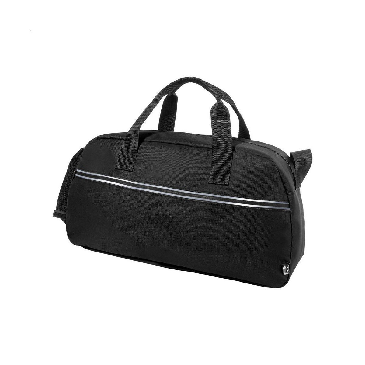 Draper Torba sportowa RPET – czarna AP800786-10 Draper Torba sportowa RPET - czarna