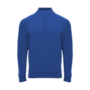 Epiro bluza unisex z długim rękawem i zamkiem błyskawicznym 1/4 - niebieska