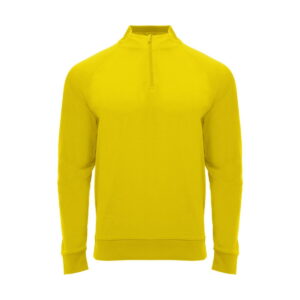 Epiro dziecięca bluza z długim rękawem i zamkiem błyskawicznym 1/4 - żółta