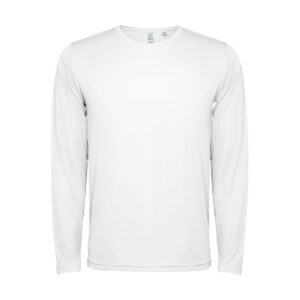 Estoril long sleeve kids t-shirt - biały