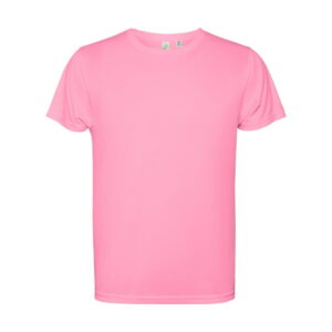 Estoril short sleeve kids t-shirt - różowe