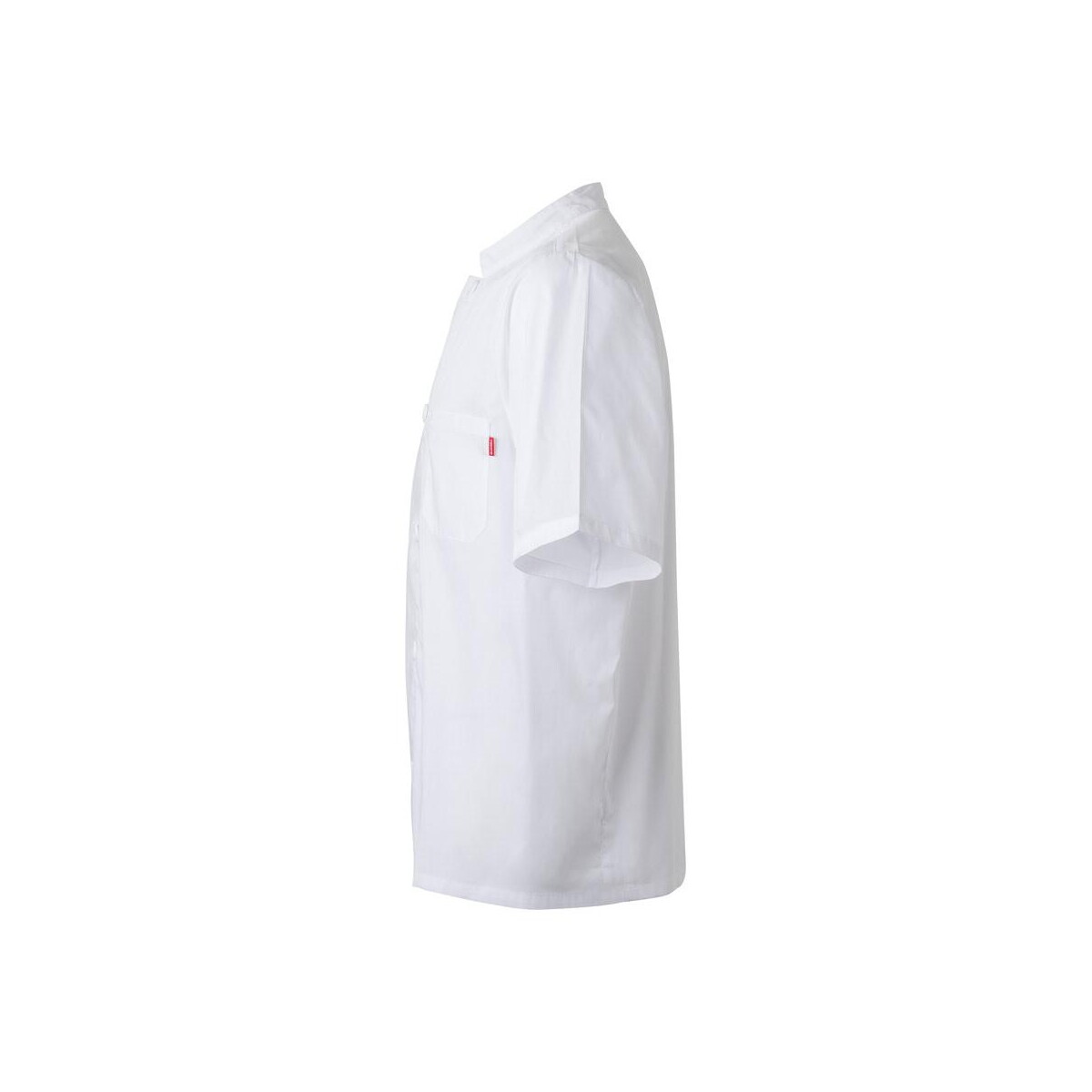 Fartuchy z logo – vl durga. popelinowa kurtka kuchenna z krótkim rękawem (110 g/m²) z bawełny (35%) i poliestru (65%) 36122_106-c VL DURGA. Popelinowa kurtka kuchenna z krótkim rękawem (110 g/m²) z bawełny (35%) i poliestru (65%) 36122_106-c