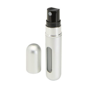 Filla przenośna, napełnialna butelka na perfumy o pojemności 5 ml - szara