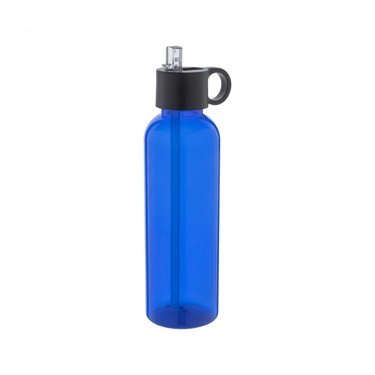 Fitba butelka sportowa RPET – niebieska AP800599-06 Fitba butelka sportowa RPET - niebieska