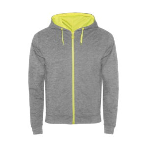 Fuji bluza unisex - szara/żółta