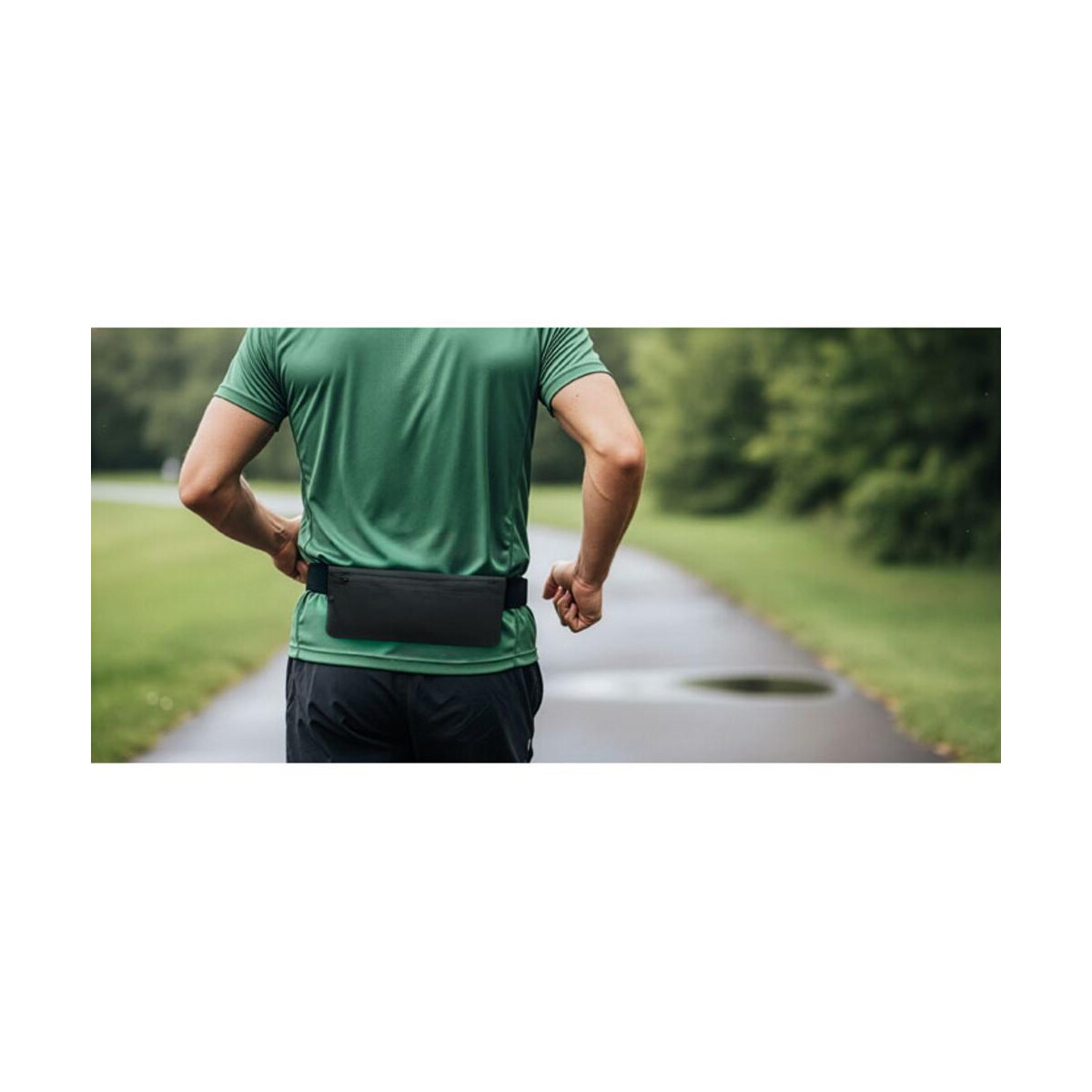 Gadżety do biegania z logo – sportowa saszetka 600d rpet moderate mo2945-03-ambiant Sportowa saszetka 600D RPET MODERATE mo2945-03-ambiant