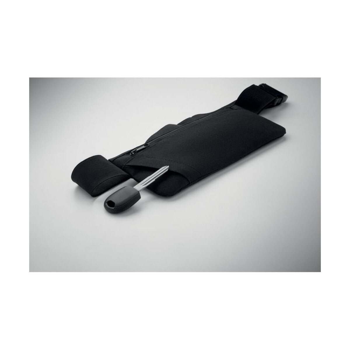 Gadżety do biegania z logo – sportowa saszetka 600d rpet moderate mo2945-03-side Sportowa saszetka 600D RPET MODERATE mo2945-03-side