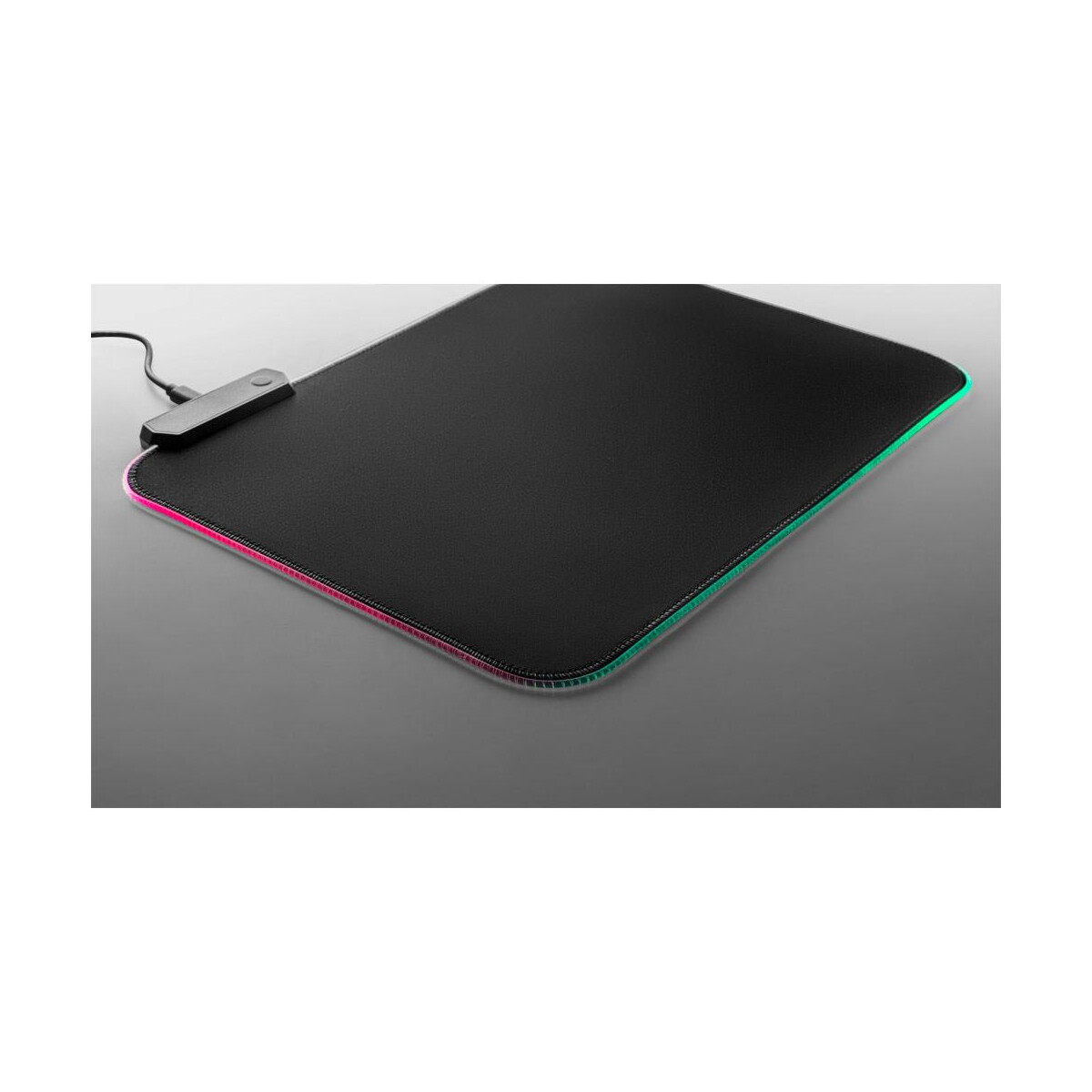 Gadżety do komputera z logo – thorne mousepad rgb. podkładka pod mysz do gier z podświetleniem led rgb z poliestru 97134_103-d THORNE MOUSEPAD RGB. Podkładka pod mysz do gier z podświetleniem LED RGB z poliestru 97134_103-d