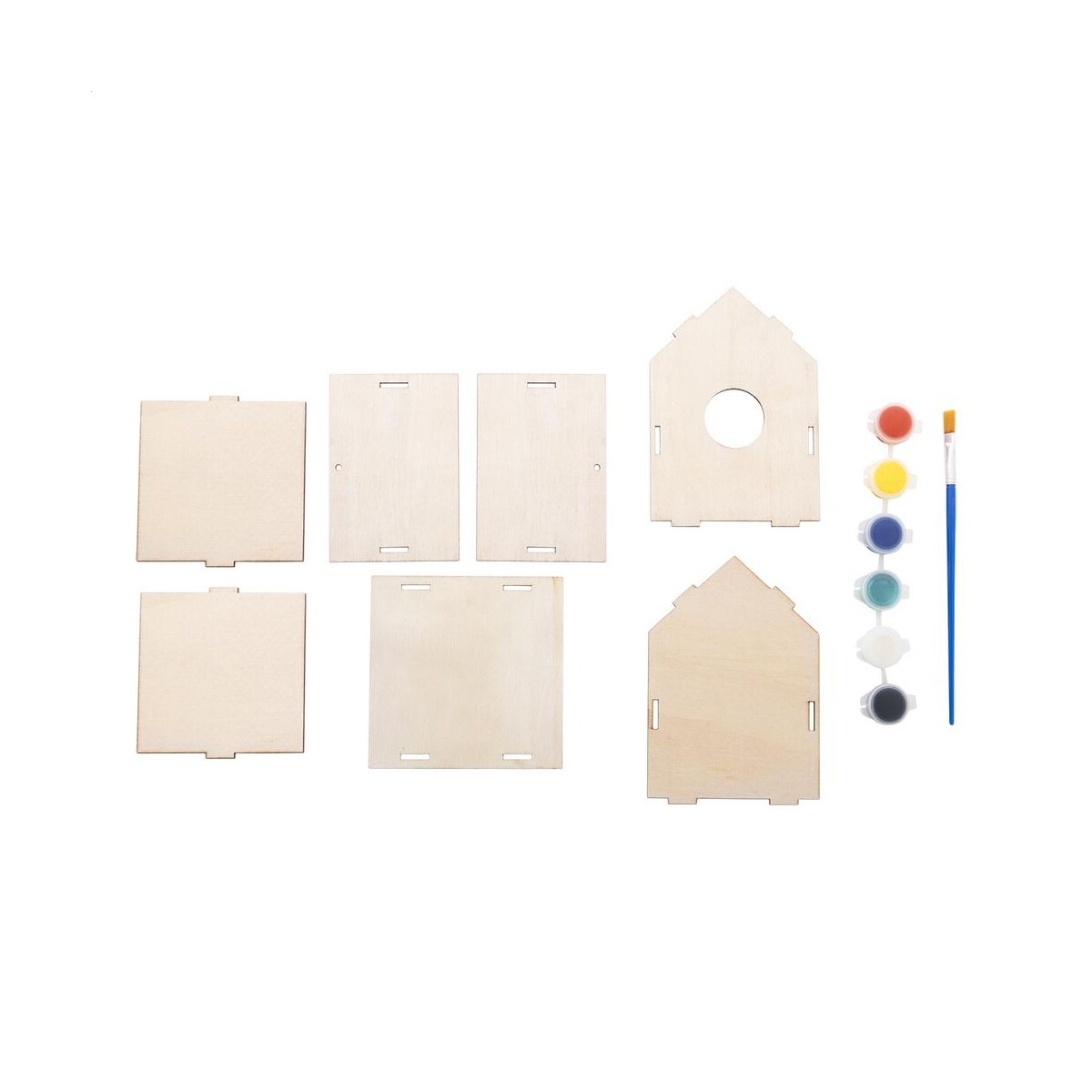 Gadżety do ogrodu z logo – titmice domek dla ptaków diy AP808157__A Titmice Domek dla ptaków DIY AP808157__A