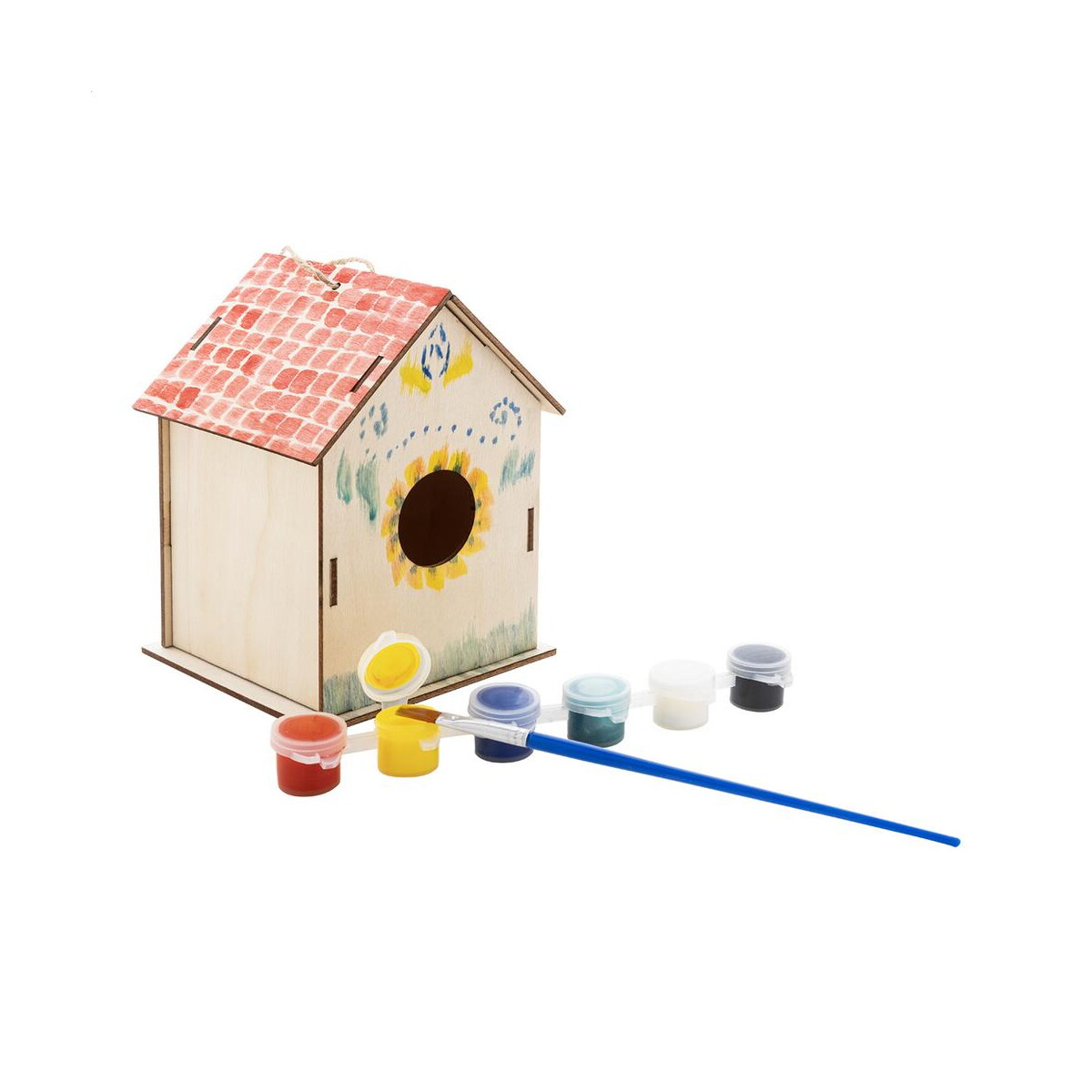 Gadżety do ogrodu z logo – titmice domek dla ptaków diy AP808157__B Titmice Domek dla ptaków DIY AP808157__B