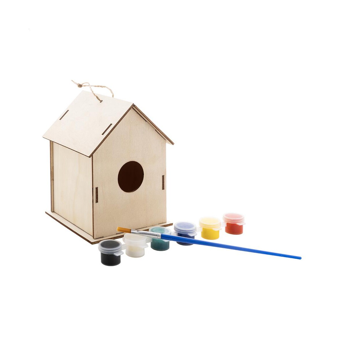 Gadżety do ogrodu z logo – titmice domek dla ptaków diy AP808157__C Titmice Domek dla ptaków DIY AP808157__C