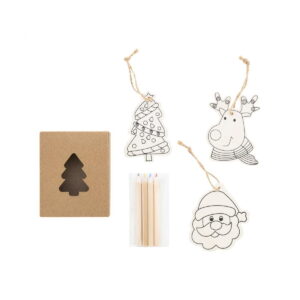 Oppland Ozdoby choinkowe do kolorowania AP800034