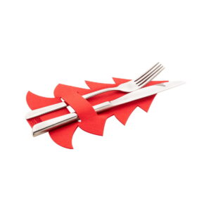 Tonsvik zestaw świątecznych uchwytów RPET na sztućce AP845192-05__FC