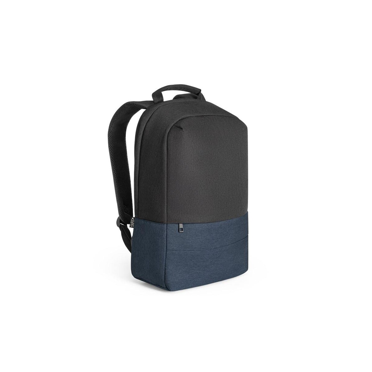 GENOA BPACK. Plecak antykradzieżowy z poliestru 600D o wysokiej gęstości pochodzącego z recyklingu – Granatowy 92190_104 GENOA BPACK. Plecak antykradzieżowy z poliestru 600D o wysokiej gęstości pochodzącego z recyklingu - Granatowy
