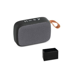 GANTE. Przenośny głośnik 3W z 2-godzinną żywotnością baterii wykonany z poliestru i ABS 97395_set