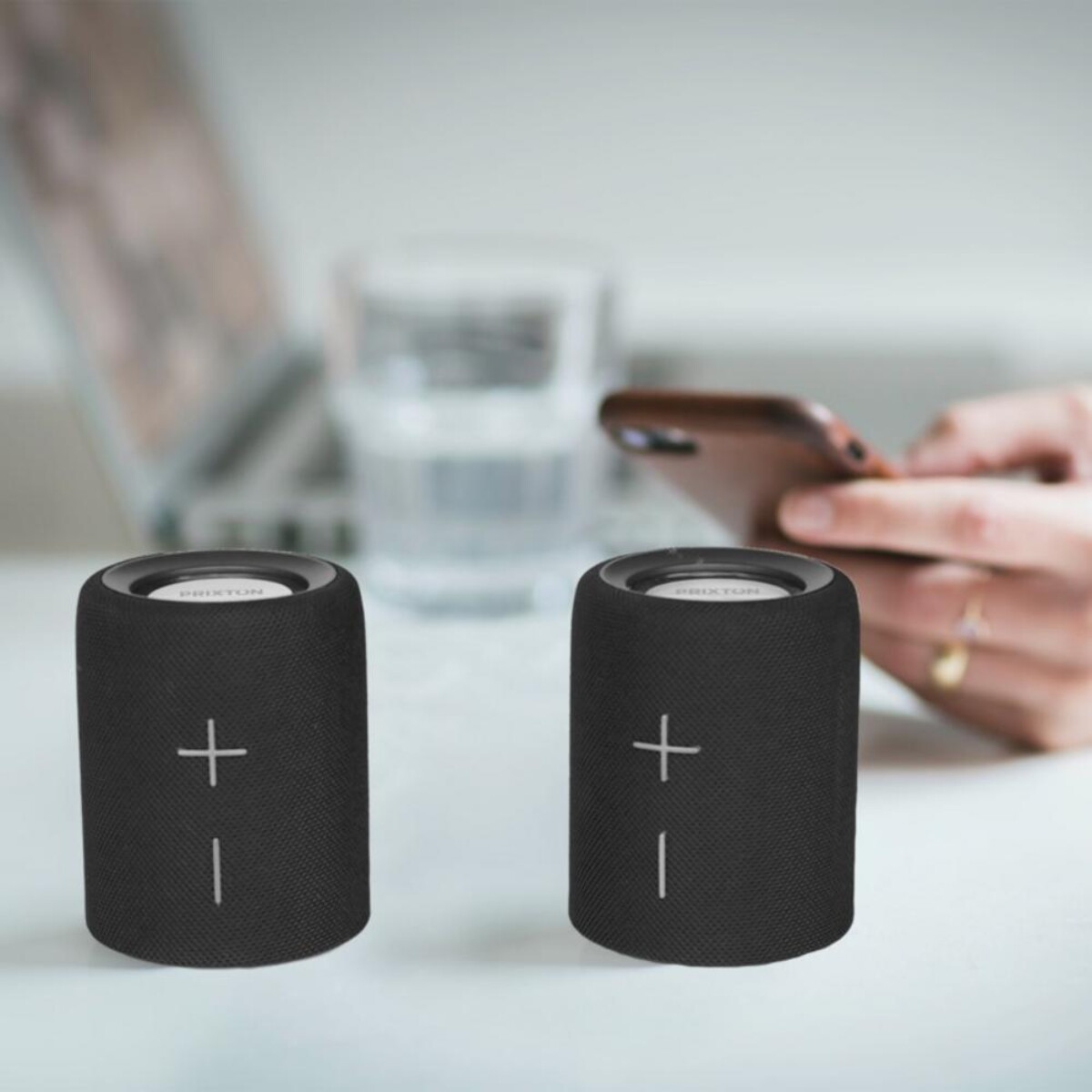 Głośniki z logo – głośnik bluetooth® prixton aloha lite 2pa14990_m2 Głośnik Bluetooth® Prixton Aloha Lite 2pa14990_m2