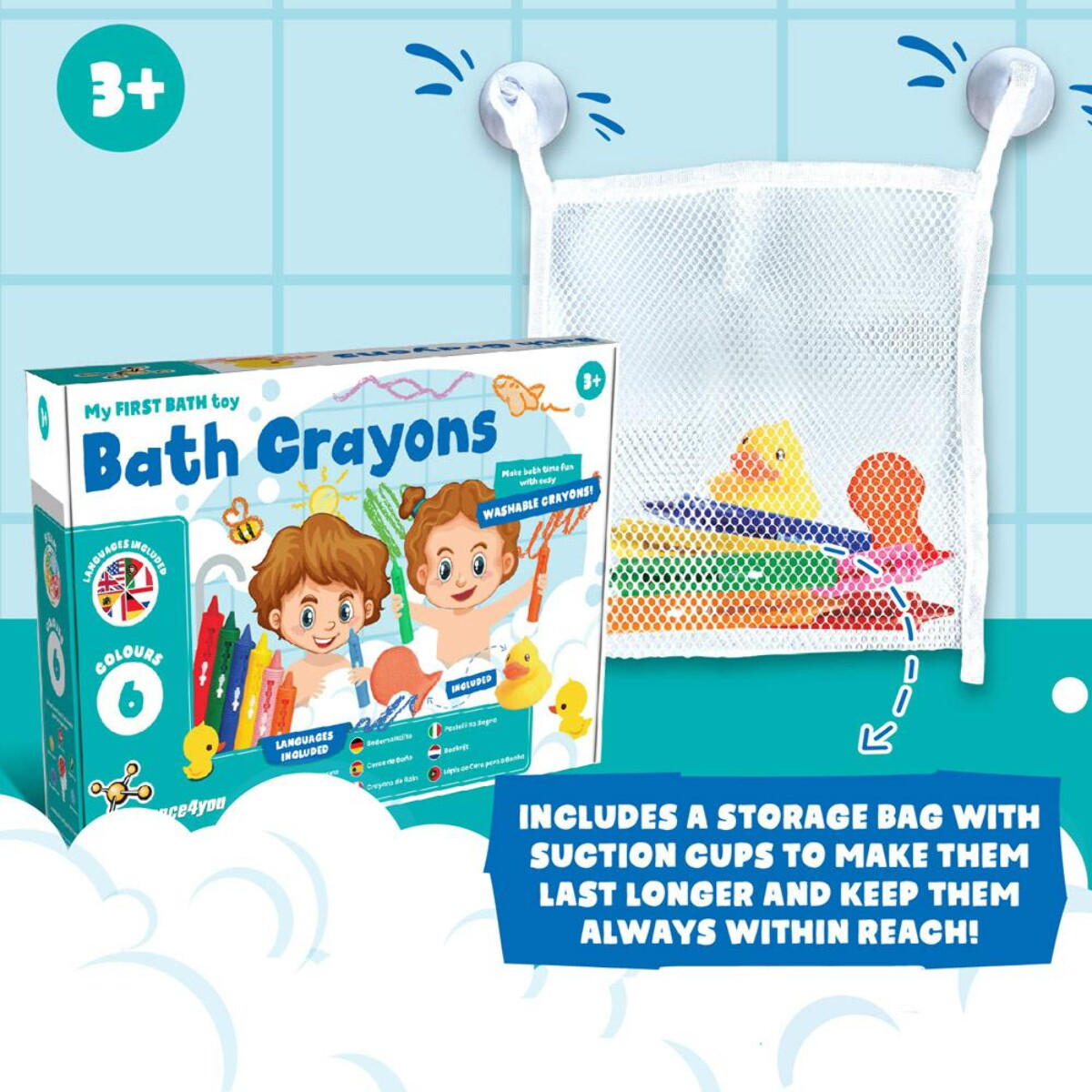 Gry z logo – bath crayons 35856_100-b BATH CRAYONS 35856_100-b