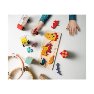 DIPLODOCO. Puzzle w kształcie dinozaura ze sklejki sosnowej 98003_amb