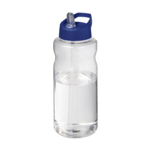 H2O Active® Big Base bidon z dzióbkiem o pojemności 1 litra - niebieski