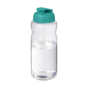 H2O Active® Big Base bidon z wieczkiem zaciskowym o pojemności 1 litra - niebieski