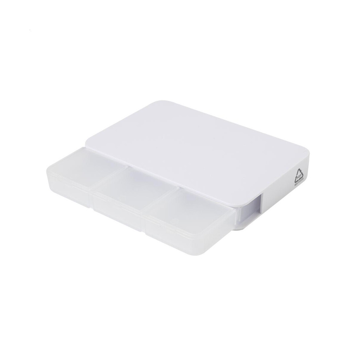 Hexpill pudełko na tabletki RABS – białe AP800792-01 Hexpill pudełko na tabletki RABS - białe