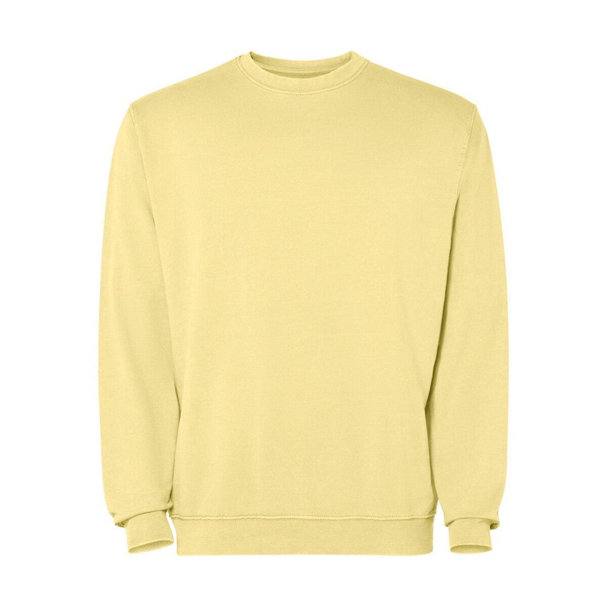 Jaya sweter unisex z okrągłym dekoltem – żółty r2203d9 Jaya sweter unisex z okrągłym dekoltem - żółty