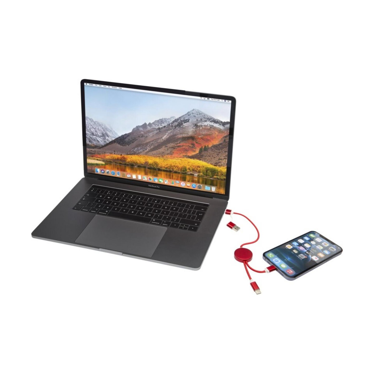 Kable usb z logo – alasia kabel do synchronizacji danych i szybkiego ładowania 5 w 1 27 w o długości 30 cm z tworzyw sztucznych i aluminium pochodzących z recyklingu 12442421_e3 Alasia kabel do synchronizacji danych i szybkiego ładowania 5 w 1 27 W o długości 30 cm z tworzyw sztucznych i aluminium pochodzących z recyklingu 12442421_e3