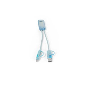 BERNERS. Superszybki kabel USB 6 w 1 wykonany w przetworzonego PET (100% rPET) 97191_100-a