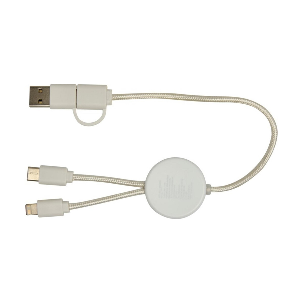 Kable usb z logo – chechia kabel do synchronizacji danych i szybkiego ładowania 5 w 1 27 w o długości 30 cm z tworzyw sztucznych pochodzących z recyklingu z detalami z bambusa 12442101_b1 Chechia kabel do synchronizacji danych i szybkiego ładowania 5 w 1 27 W o długości 30 cm z tworzyw sztucznych pochodzących z recyklingu z detalami z bambusa 12442101_b1