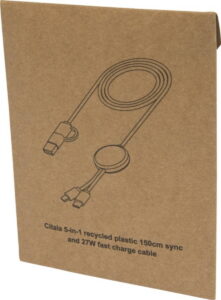 Citala kabel do synchronizacji danych i szybkiego ładowania 5 w 1 27 W o długości 150 cm z tworzyw sztucznych pochodzących z recyklingu 12442801_p1