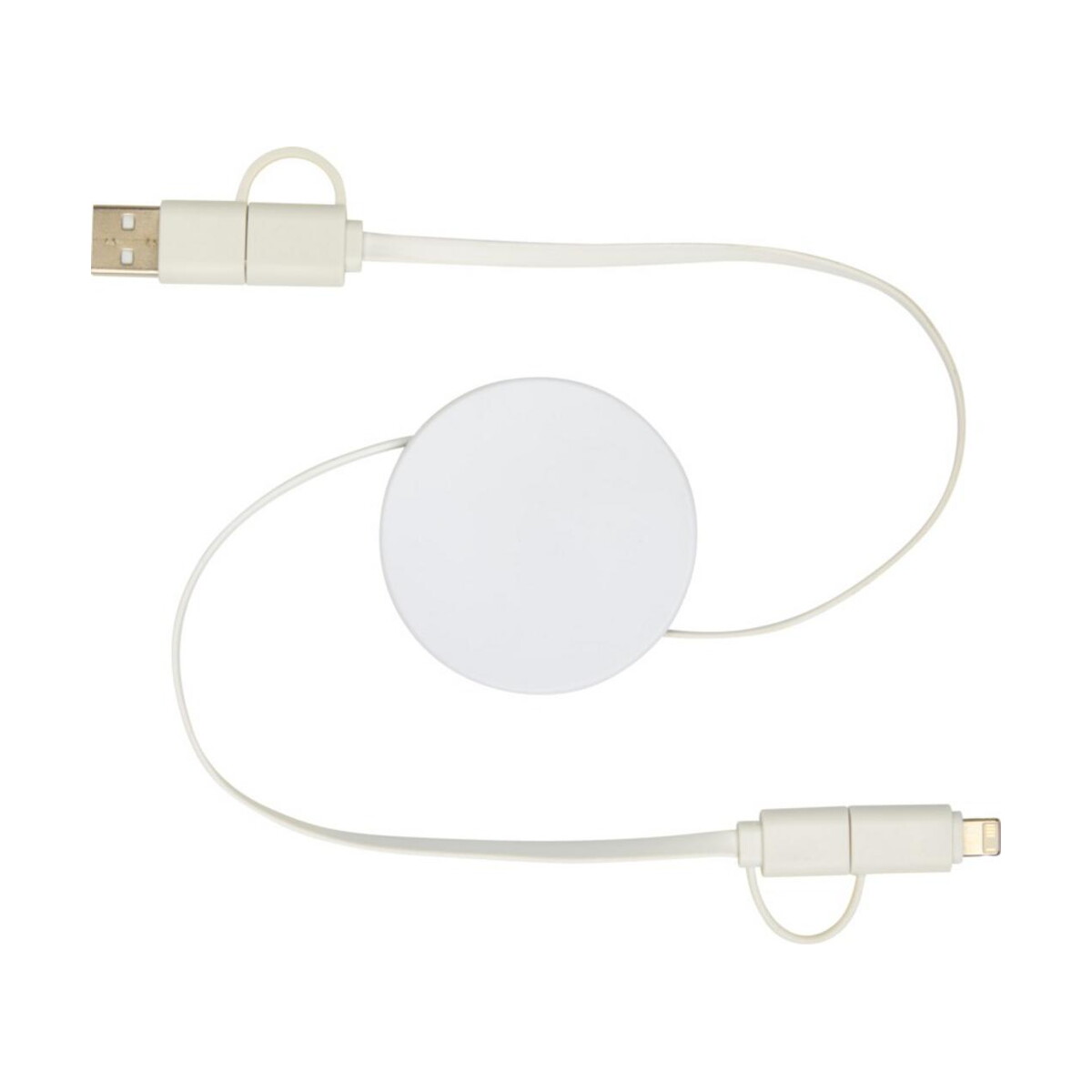 Kable usb z logo – citala zwijany kabel do synchronizacji danych i szybkiego ładowania 5 w 1 40 w o długości 90 cm z tworzyw sztucznych pochodzących z recyklingu 12443001_b1 Citala zwijany kabel do synchronizacji danych i szybkiego ładowania 5 w 1 40 W o długości 90 cm z tworzyw sztucznych pochodzących z recyklingu 12443001_b1