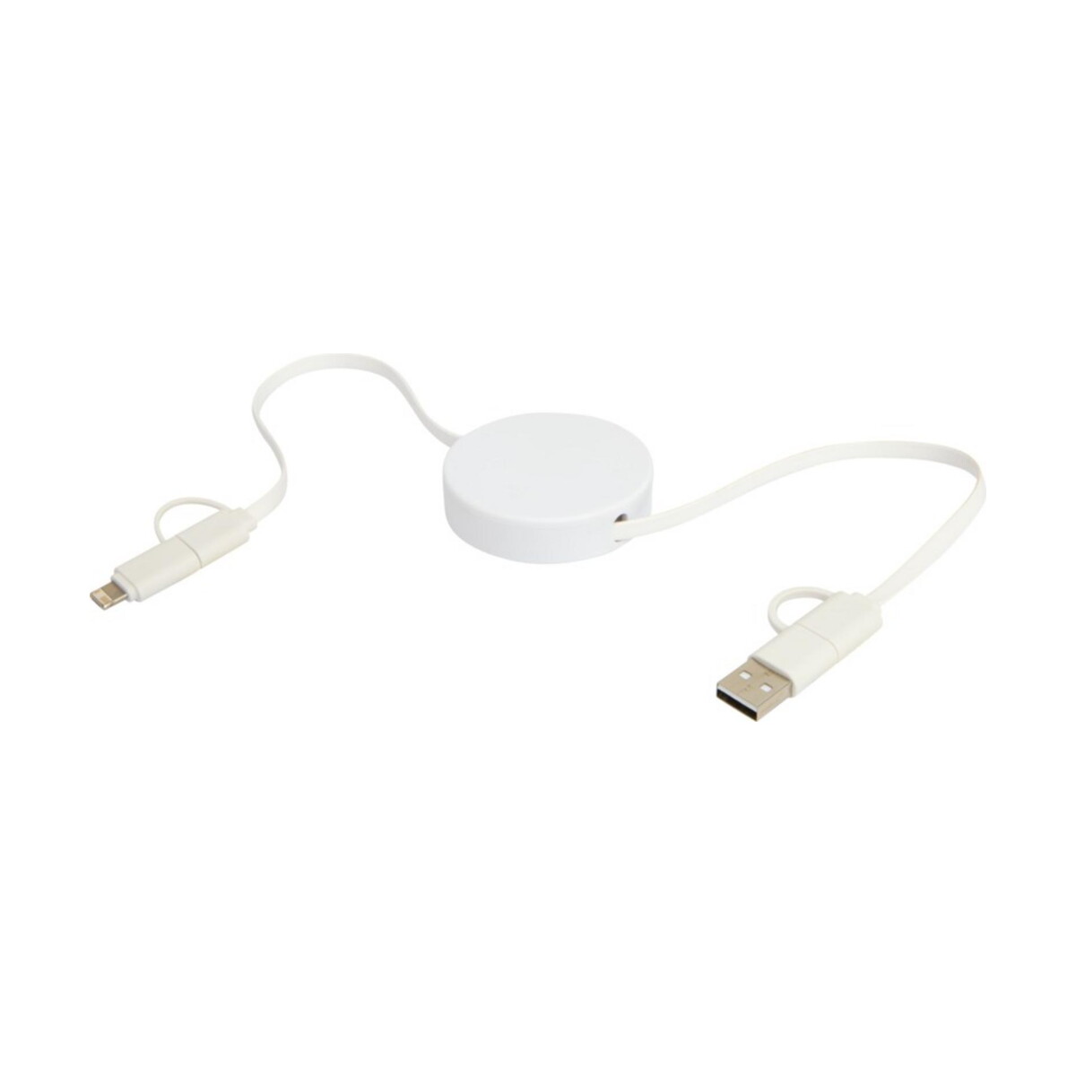 Kable usb z logo – citala zwijany kabel do synchronizacji danych i szybkiego ładowania 5 w 1 40 w o długości 90 cm z tworzyw sztucznych pochodzących z recyklingu 12443001_e1 Citala zwijany kabel do synchronizacji danych i szybkiego ładowania 5 w 1 40 W o długości 90 cm z tworzyw sztucznych pochodzących z recyklingu 12443001_e1